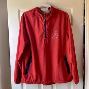 Boston Red Sox MLB G III By Carl Banks Hooded Jacket Sweatshirt Red Size L